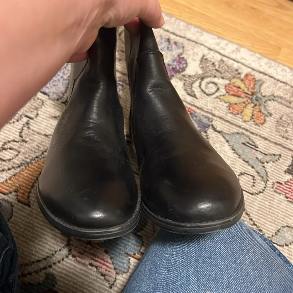 FRYE AND CO. Black Tall Leather Riding Boots